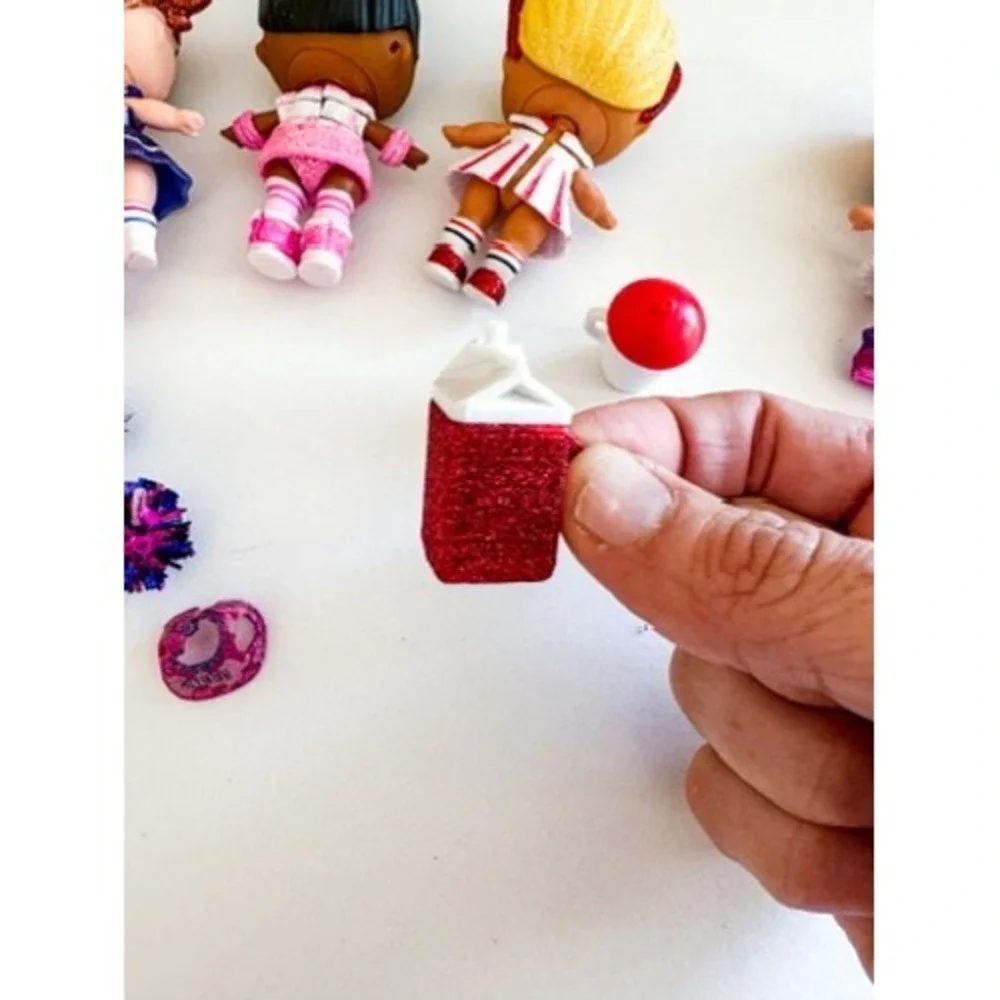 LOL Surprise All Star BBs Cheer Team Dolls Lot of 4 With Accessories Pom Poms